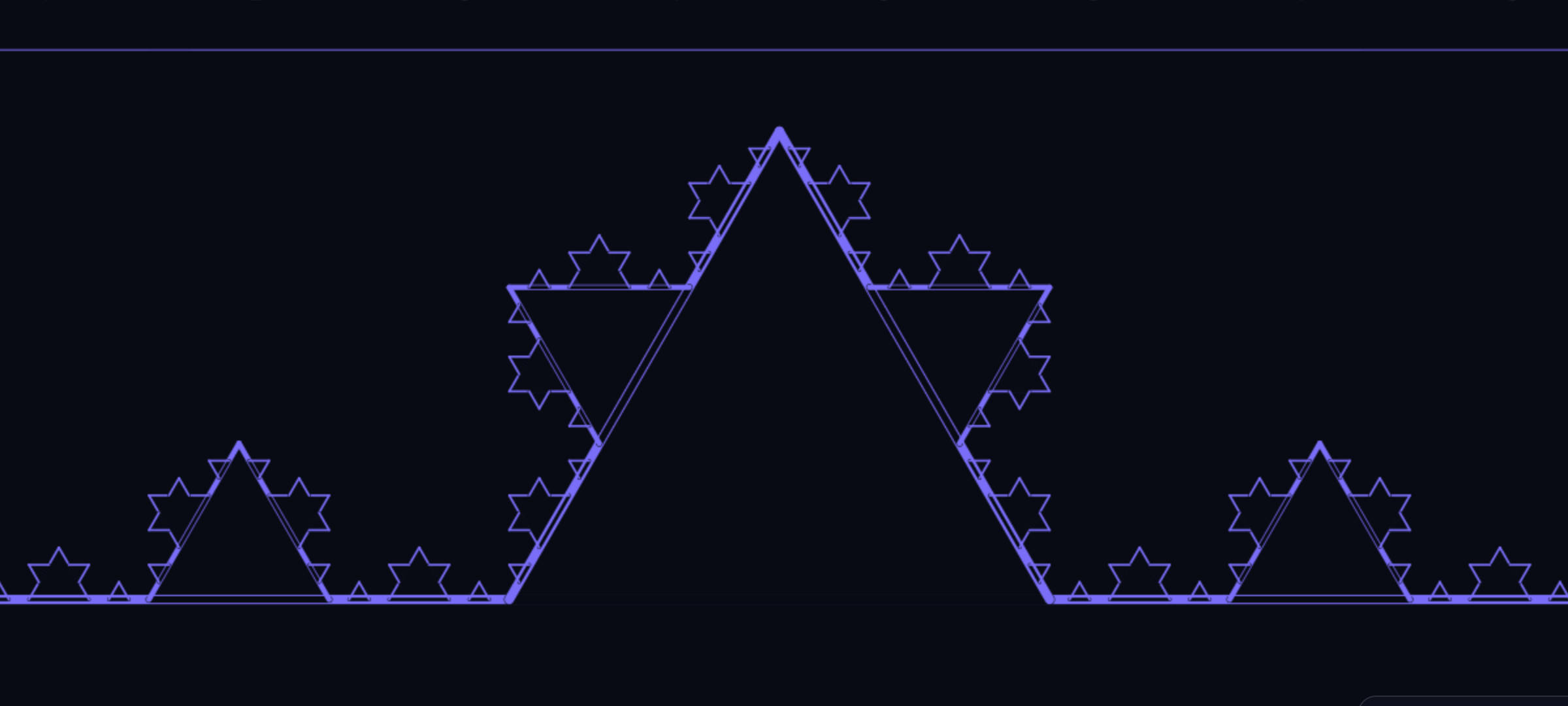 Preview of the Koch fractal animation