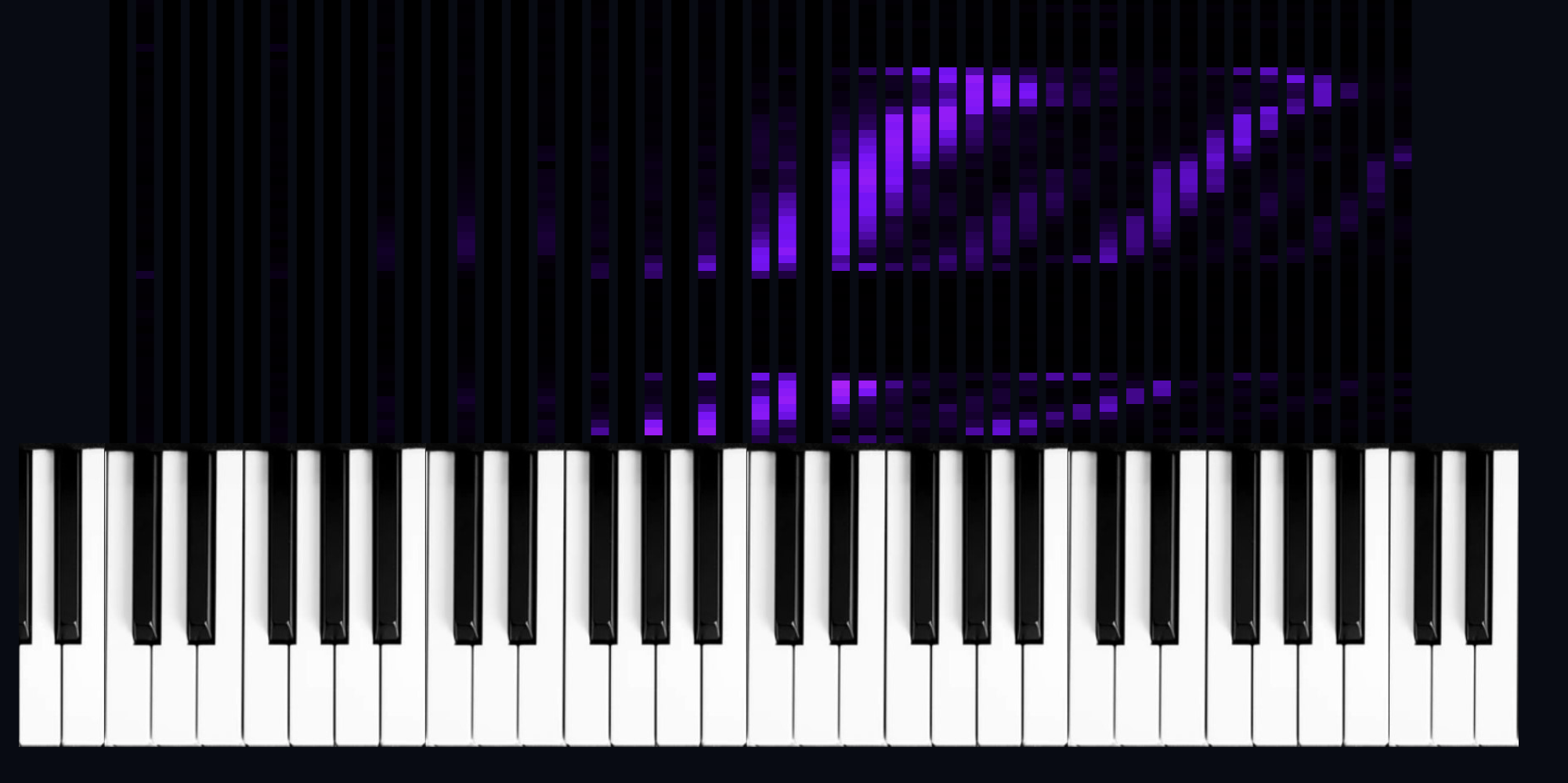 Preview of the Piano Cascade animation